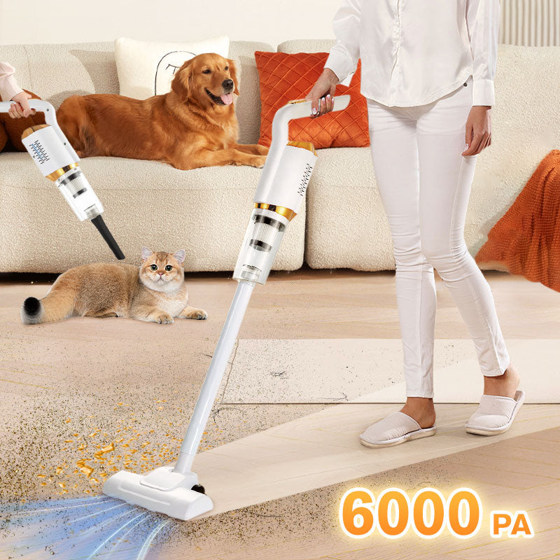 🔥Cordless Vacuum Cleaner – 6000PA Powerful Suction for Home & Car