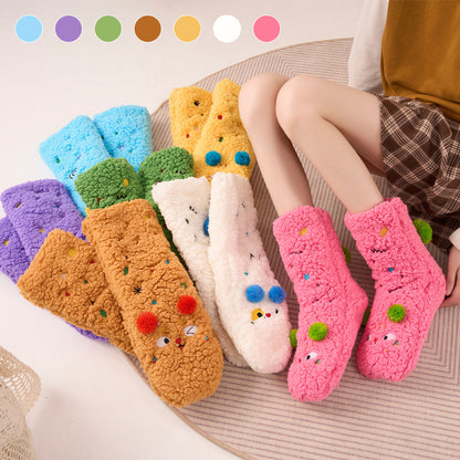 Women's Fluffy Thick Slipper Socks