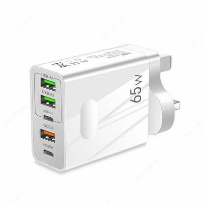 [Practical Gift] GaN 65W Multiple-Ports Fast Charger