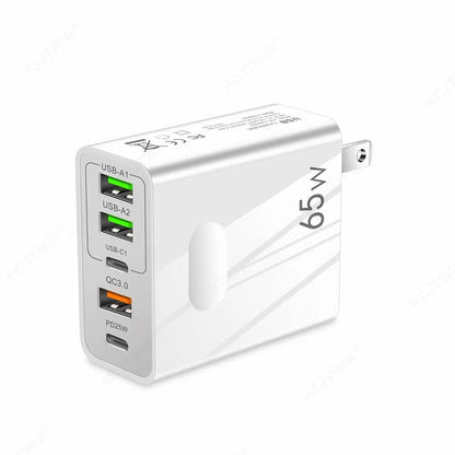 [Practical Gift] GaN 65W Multiple-Ports Fast Charger