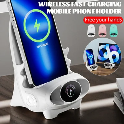 🔥Mini Chair Wireless Fast Charger Multifunctional Phone Holder