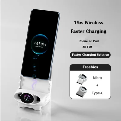 🔥Mini Chair Wireless Fast Charger Multifunctional Phone Holder