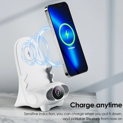 🔥Mini Chair Wireless Fast Charger Multifunctional Phone Holder