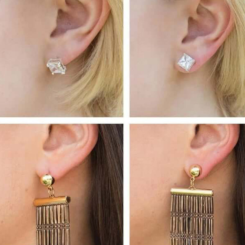 🔥 Clear Silicone Earring Backings With Strong Support