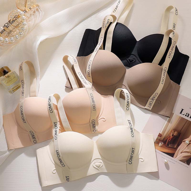 💜Women's Padded Push-up Wireless Comfort Bra