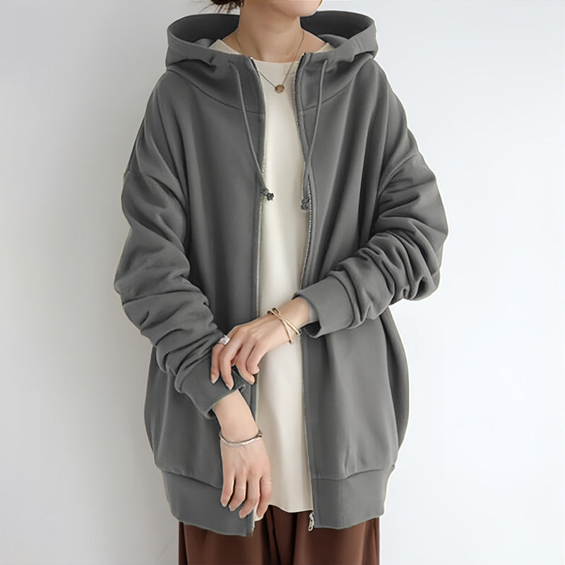 🔥Women's Autumn/Winter Zipper Hooded Sweater