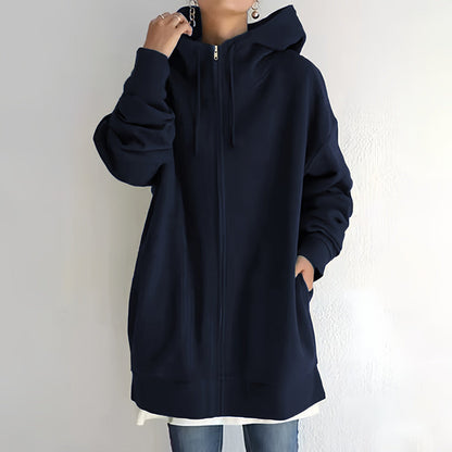 🔥Women's Autumn/Winter Zipper Hooded Sweater