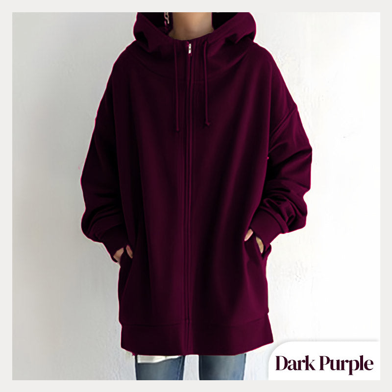 🔥Women's Autumn/Winter Zipper Hooded Sweater