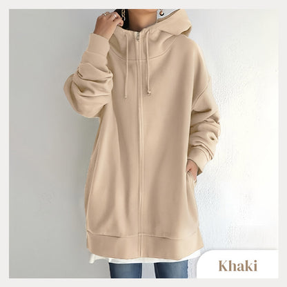 🔥Women's Autumn/Winter Zipper Hooded Sweater