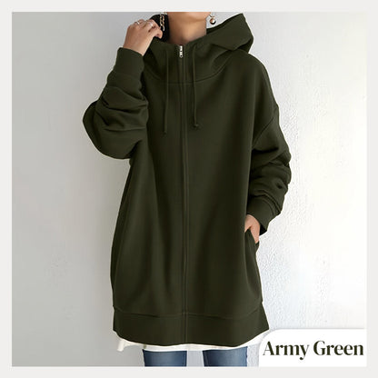 🔥Women's Autumn/Winter Zipper Hooded Sweater