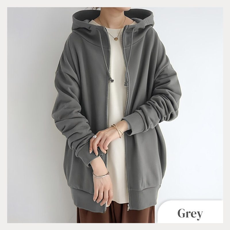 🔥Women's Autumn/Winter Zipper Hooded Sweater