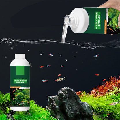 🎉Buy More Save More💥 Algae & Moss Remover for Fish Tank and Fish Pond - Safe Water Purification