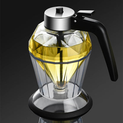 Household Diamond Glass Press Leak-proof Oil Dispenser