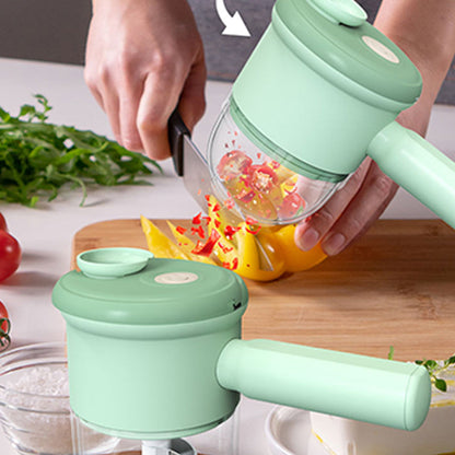 Handheld Electric Rechargeable Vegetable Chopper & Slicer