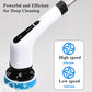 8-in-1 Cordless Electric Long Handle Retractable Cleaning Brush