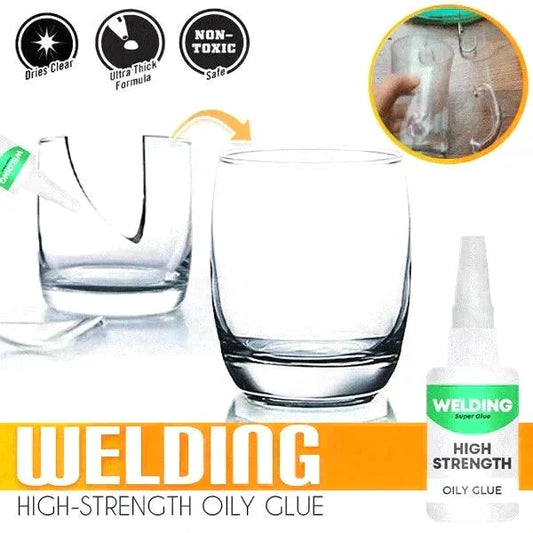 ✨LAST DAY BUY 3 GET 5 FREE✨ Welding High-strength Oily Glue（Gift Free Dropper）